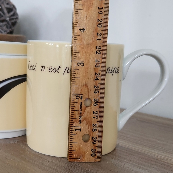 ☕ “The Treachery of Images” Coffee & Tea Mug Set – René Magritte, Rare, Art - Picture 15 of 16